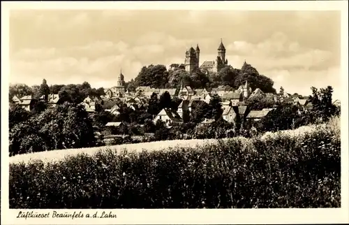 Ak Braunfels an der Lahn, Gesamtansicht