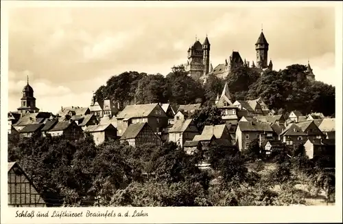 Ak Braunfels an der Lahn, Gesamtansicht