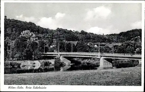 Ak Witten im Ennepe Ruhr Kreis, Neue Ruhrbrücke