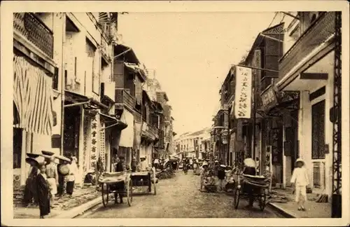 Ak Haiphong Vietnam, La Rue Chinoise