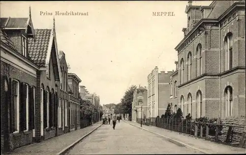 Ak Meppel Drenthe Niederlande, Prins Hendrikstraat