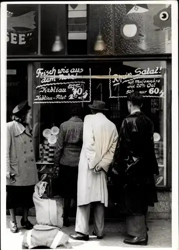 Foto Berlin Steglitz, Rheinstraße, Schloßstraße, Nordsee Fischgeschäft, Schaufenster