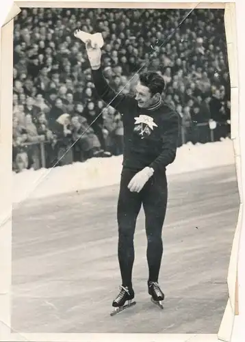 Foto Eisschnellläufer Hjalnar Andersen