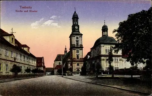 Ak Trzebnica Trebnitz in Schlesien, Kirche und Kloster