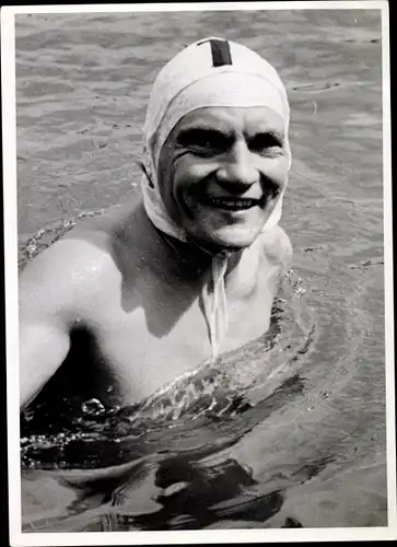 Foto Schwimmer Heinz Ahrendt, Portrait