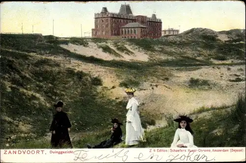 Ak Zandvoort Nordholland, Duinggezicht