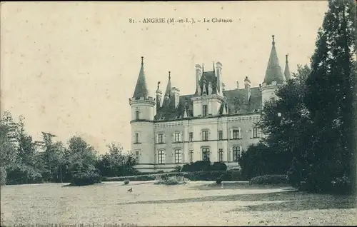 Ak Angrie Maine et Loire, Le Chateau