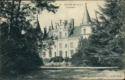 Ak Angrie Maine et Loire, Le Chateau