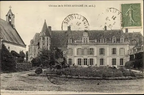 Ak Andigné Maine-et-Loire, Chateau de Saint Henis