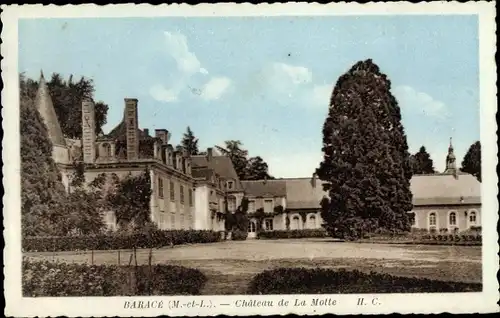 Ak Barace Maine et Loire, Chateau de la Motte