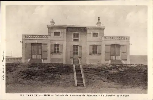 Ak Cayeux sur Mer Somme, Colonie de Vacances de Beauvais, La Bastide