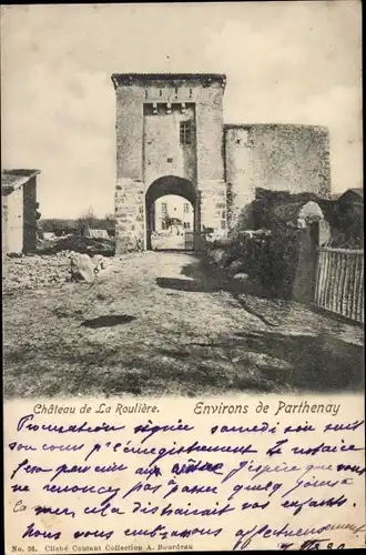 Ak Parthenay Deux Sèvres, Chateau de la Rouliere