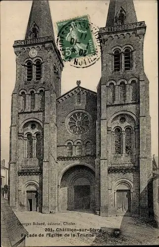 Ak Chatillon sur Sevre Deux Sèvres, L'Eglise de la Trinite