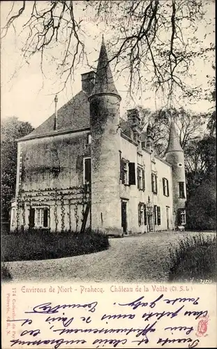 Ak Niort Prahecq Deux Sèvres, Chateau de la Voute
