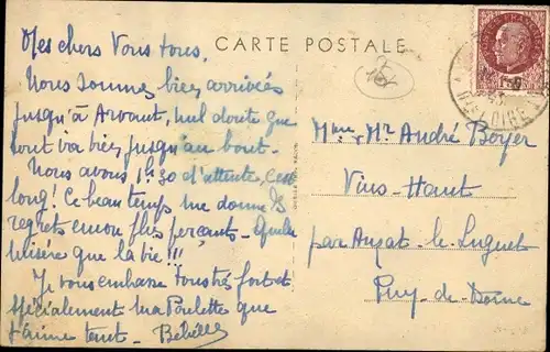 Ak Arvant Haute Loire, Route Nationale