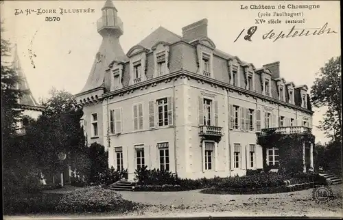 Ak Paulhaguet Haute Loire, Le Chateau de Chassagne
