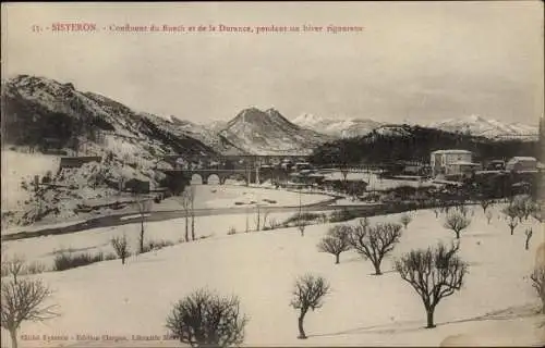 Ak Sisteron Alpes de Haute Provence, Confluent du Buech et de la Durance