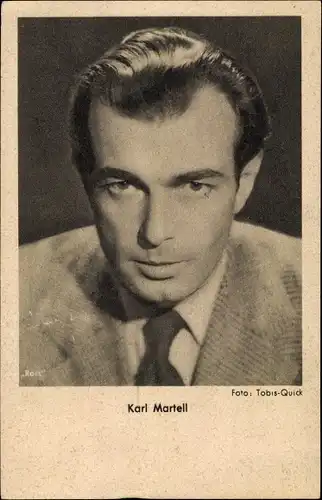Ak Schauspieler Karl Martell, Ross Verlag, Portrait