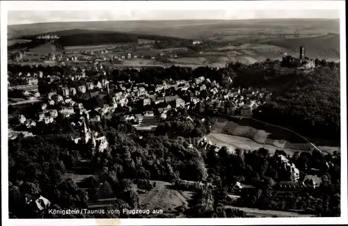 Ak Königstein im Taunus, Fliegeraufnahme