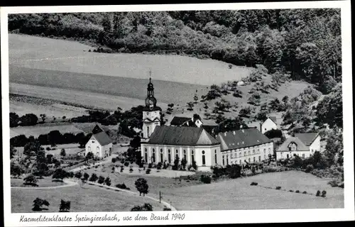 Ak Springiersbach Bengel an der Mosel, Karmelitenkloster vor dem Brand 1940
