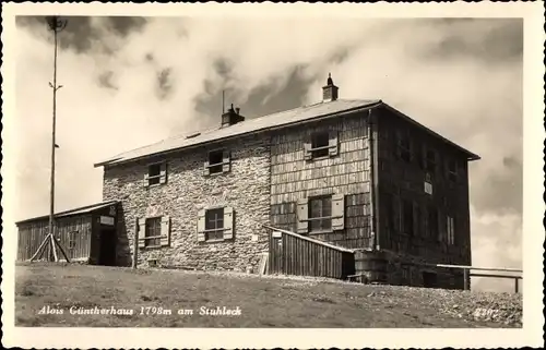 Ak Berg Stuhleck Steiermark, Alois Güntherhaus