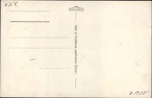 Ak Čáslav Tschaslau Mittelböhmen, Blick auf den Ort, Turm