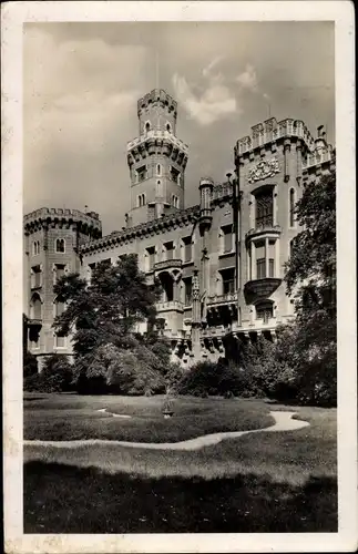 Ak Hluboká nad Vltavou Frauenberg Südböhmen, Schloss