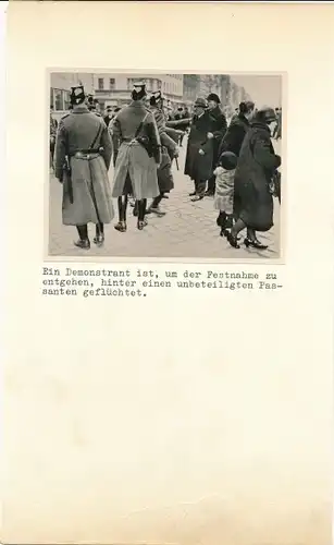 Foto Schutzpolizei, Festnahme, Demonstrant, Passanten, Berlin