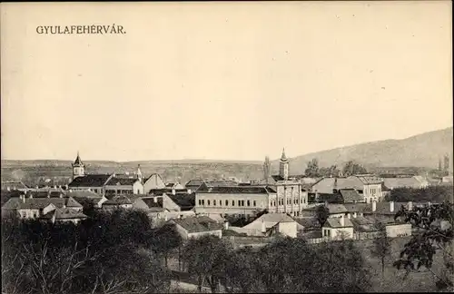 Ak Gyulafehervar Alba Iulia Karlsburg Rumänien, Gesamtansicht