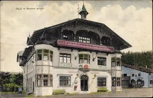 Ak Igls Innsbruck in Tirol, Gasthof Altwirt
