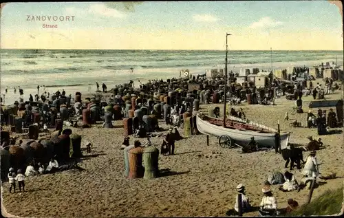 Ak Zandvoort Nordholland, Strandgezicht