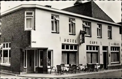 Ak Ootmarsum Twente Overijssel Niederlande, Hotel Restaurant v. d. Maas