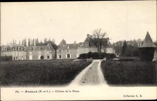 Ak Avrille Maine-et-Loire, Chateau de la Plesse