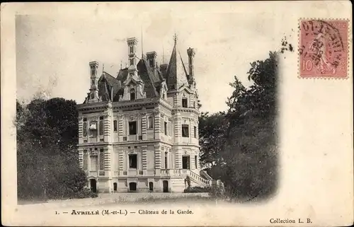 Ak Avrille Maine-et-Loire, Chateau de la Garde