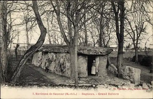 Ak Bagneux Saumur Maine et Loire, Grand Dolmen