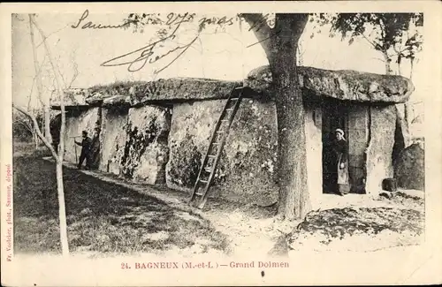 Ak Bagneux Saumur Maine et Loire, Grand Dolmen