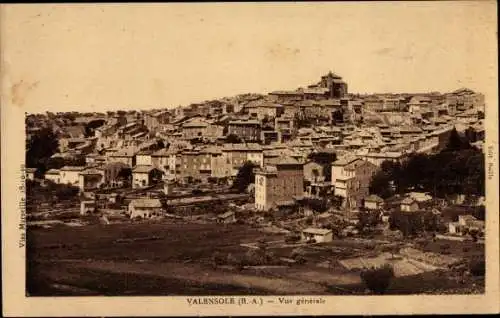 Ak Valensole Alpes de Haute Provence, Vue generale