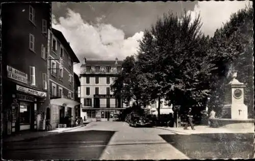 Ak Barcelonnette Alpes de Haute Provence, Place Manuel