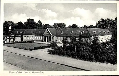 Ak Wanne Eickel Herne im Ruhrgebiet, Sol-und Thermalbad