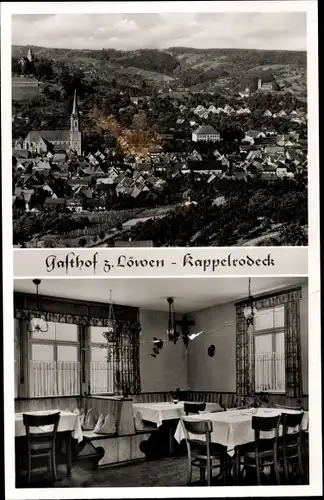 Ak Kappelrodeck im Schwarzwald, Gasthof zum Löwen, Gesamtansicht