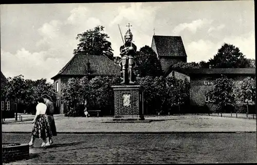 Ak Wedel an der Elbe, Roland