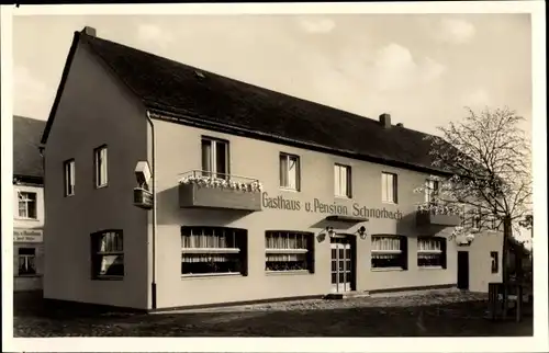 Ak Lieg im Hunsrück, Gasthaus Schnorbach