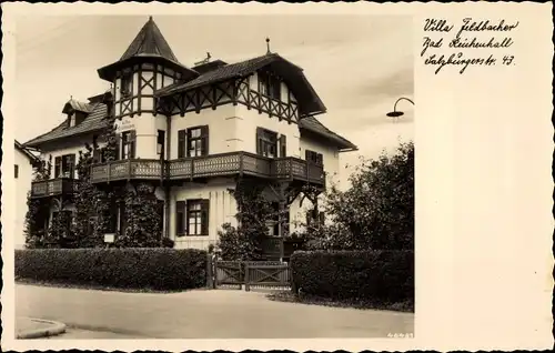 Ak Bad Reichenhall in Oberbayern, Villa Feldbacher, Salzburger Straße 43