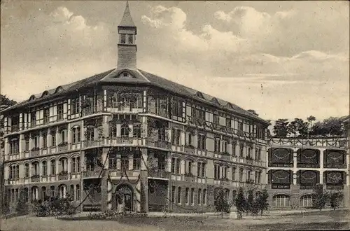 Ak Vogelsang Gommern Sachsen Anhalt, Heilstätte Pavillon III