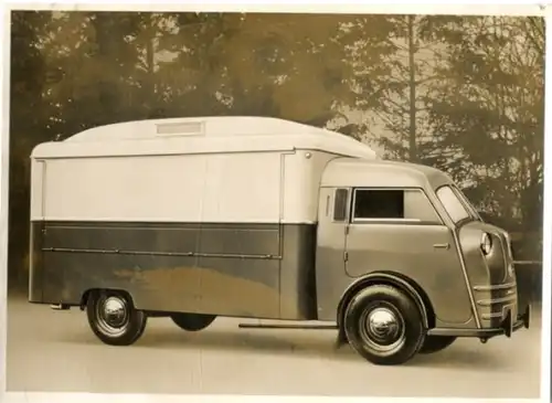 Foto Tempo Lieferwagen mit Verkaufsklappe