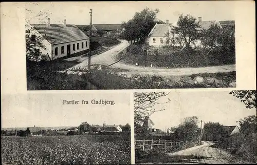 Ak Gadbjerg Dänemark, Ortsansichten, Windmühle