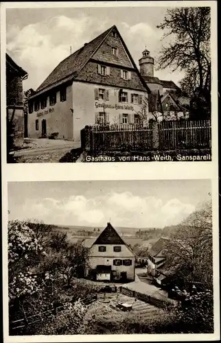 Ak Sanspareil Wonsees in Oberfranken, Gasthaus zum Löwen