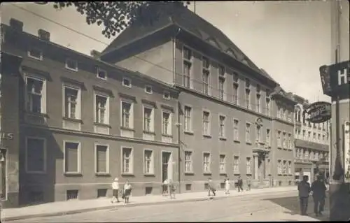 Foto Ak Berlin Friedrichshagen, Öffentliches Gebäude, Geschäftshaus