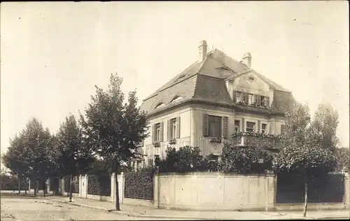 Foto Ak Leutzsch Barneck Leipzig in Sachsen, Villa 1921