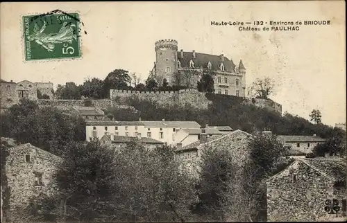 Ak Paulhac Haute Loire, Le Chateau